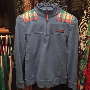 Vineyard vines shep shirt plaid blue xs